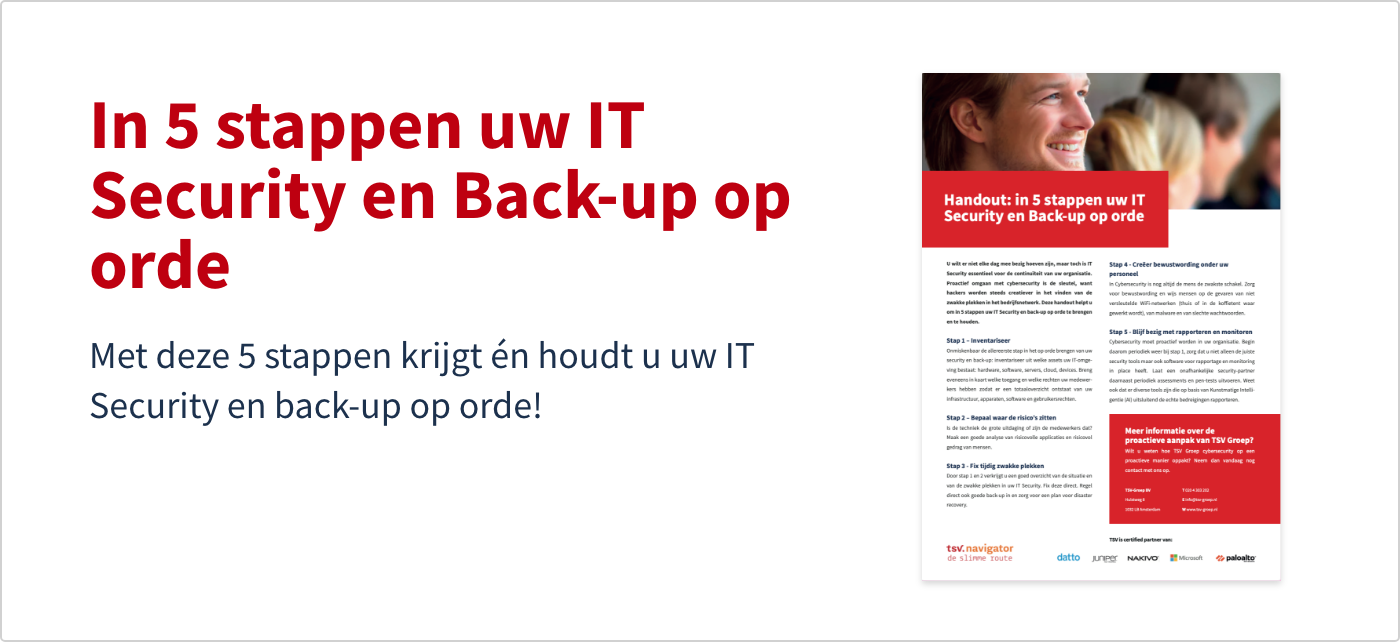 In 5 stappen uw it Security en back-up op orde zonder downloadknop-1